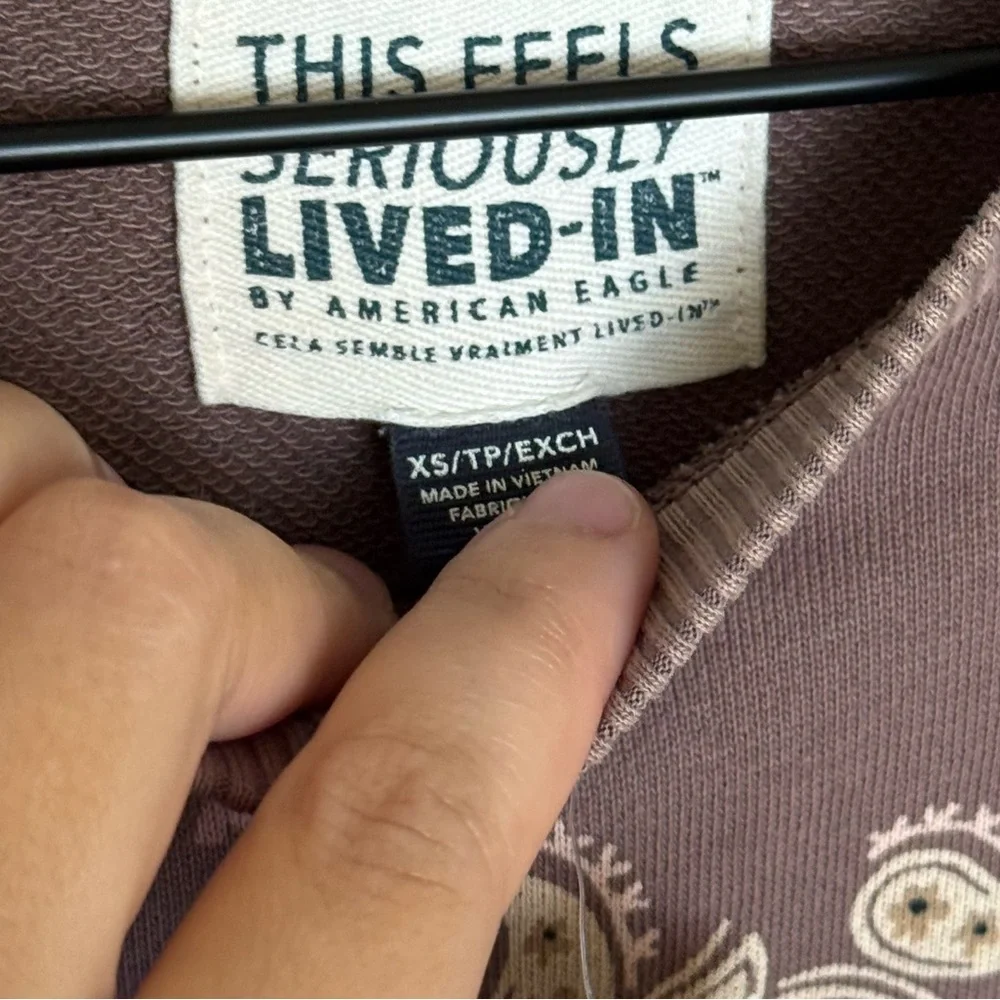AMERICAN EAGLE AE Big Hug Crew Neck Sweatshirt - Picture 8 of 10